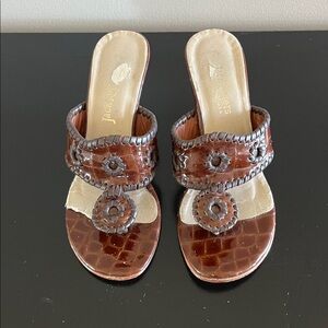 Jack Rogers Tan and Brown Women's Sandals